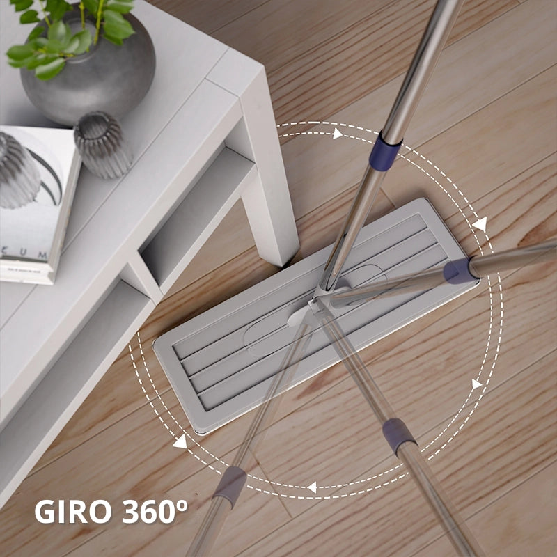 Conjunto multifuncional de esfregão e balde para lavagem e secagem Mop PRO