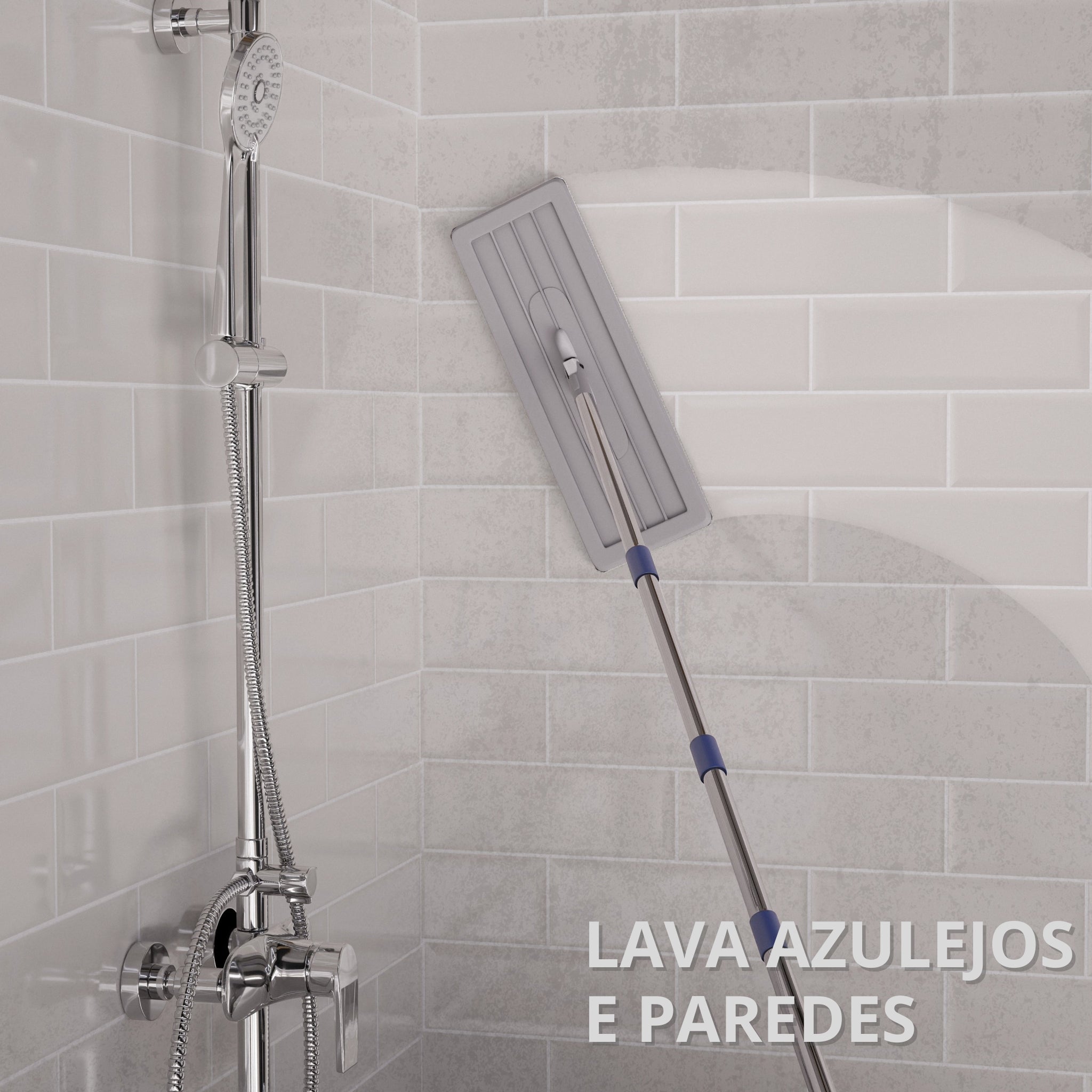 Conjunto multifuncional de esfregão e balde para lavagem e secagem Mop PRO