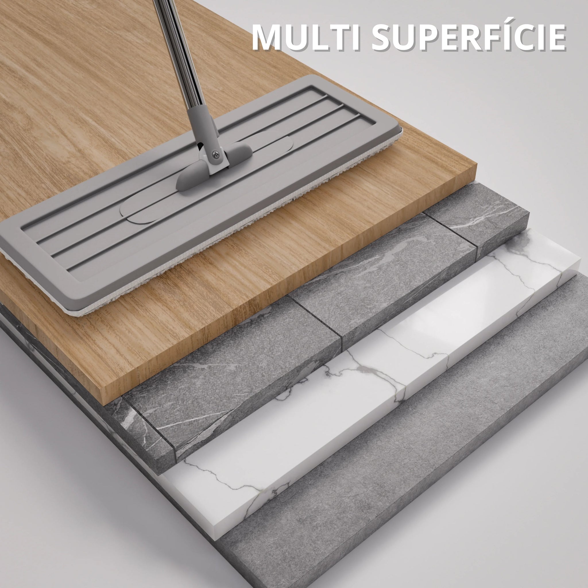 Conjunto multifuncional de esfregão e balde para lavagem e secagem Mop PRO