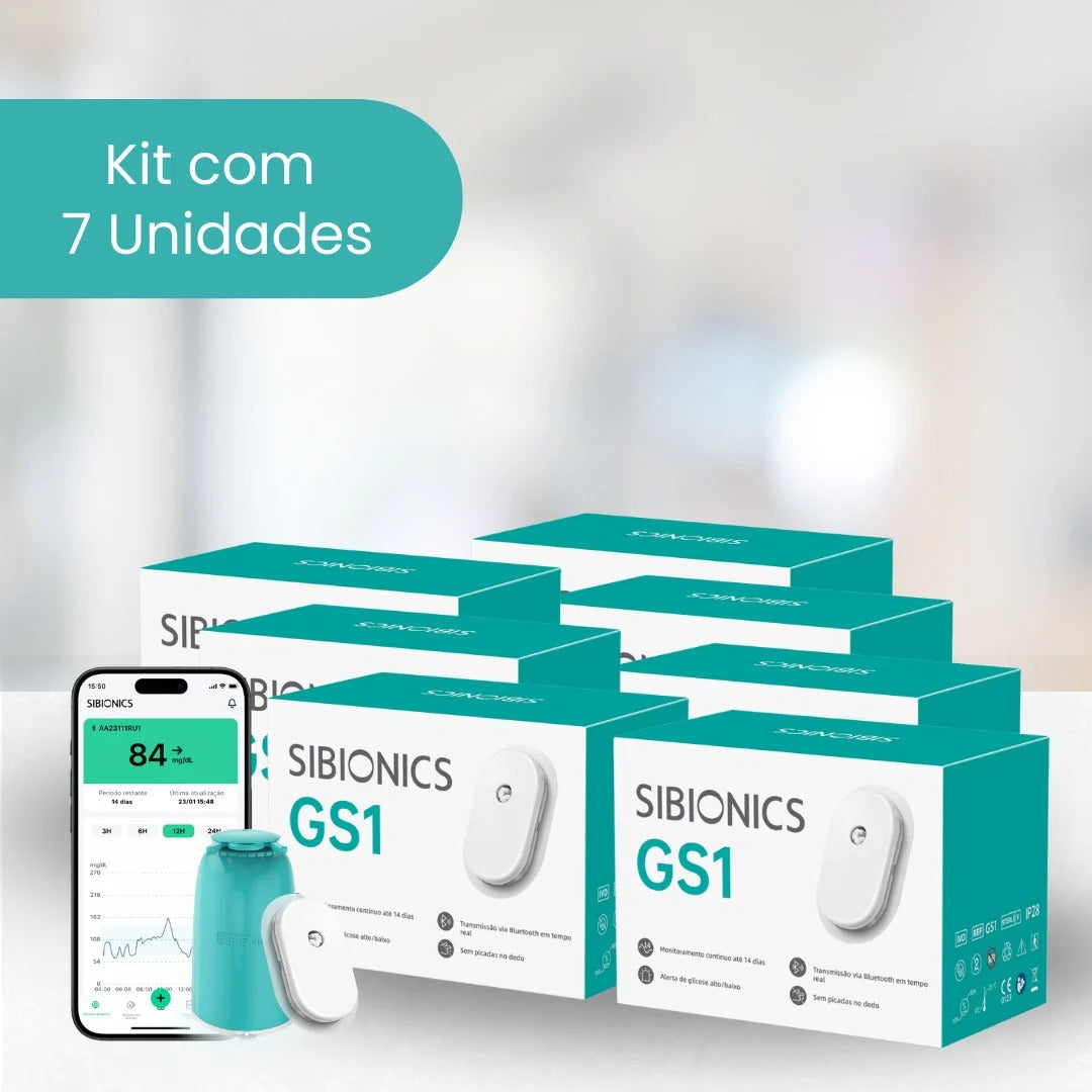 SIBIONICS CGM GS1 - Sistema de monitoramento contínuo de glicose