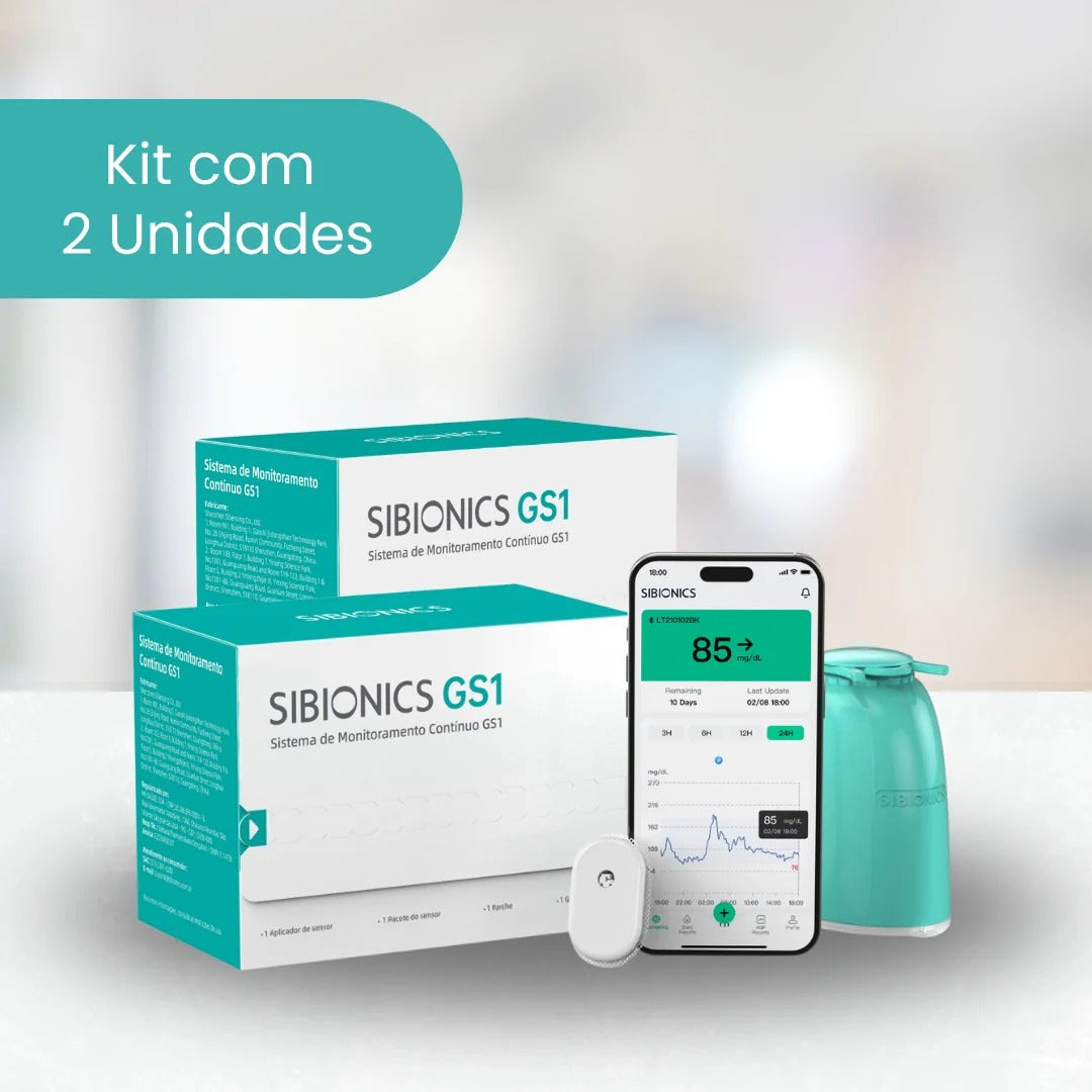 SIBIONICS CGM GS1 - Sistema de monitoramento contínuo de glicose