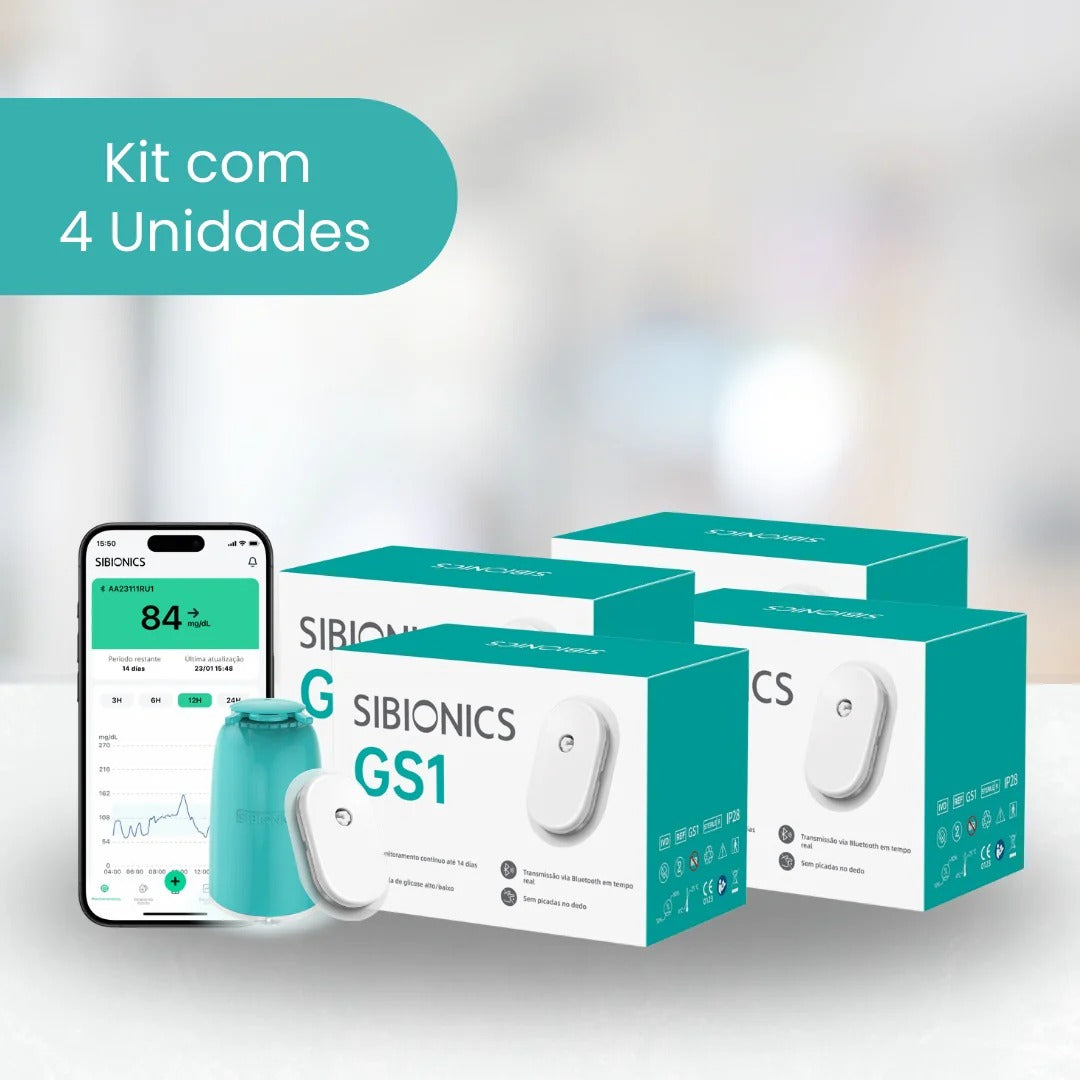 SIBIONICS CGM GS1 - Sistema de monitoramento contínuo de glicose