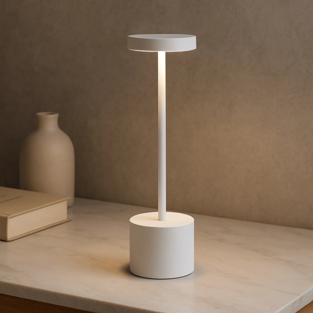 Luminária de Mesa Recarregável Sem Fio