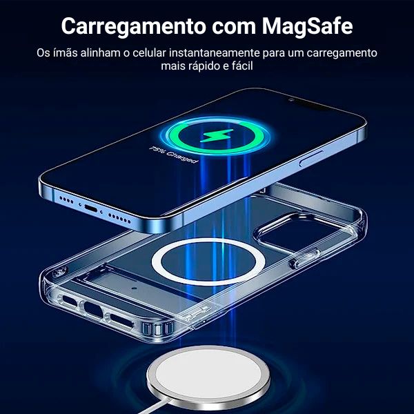 Capa para celular anti-queda galvanizada (Compatível com iPhone 15)