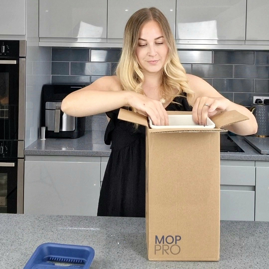 Conjunto multifuncional de esfregão e balde para lavagem e secagem Mop PRO