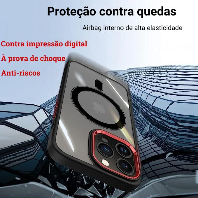 Capa para celular anti-queda galvanizada (Compatível com iPhone 15)