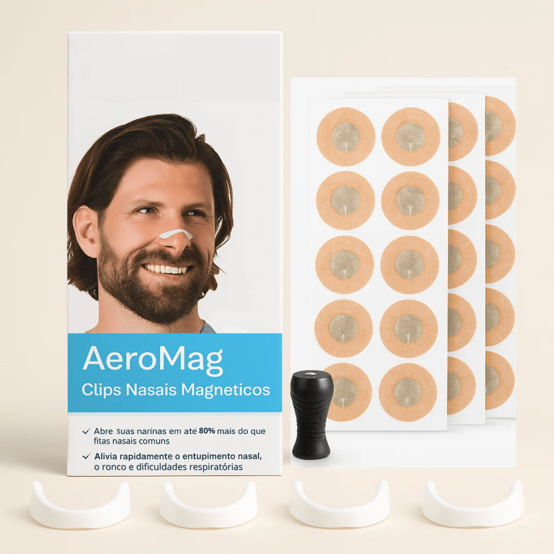 AeroMag - Melhore Sua Respiração! Compre 1 Leve 4