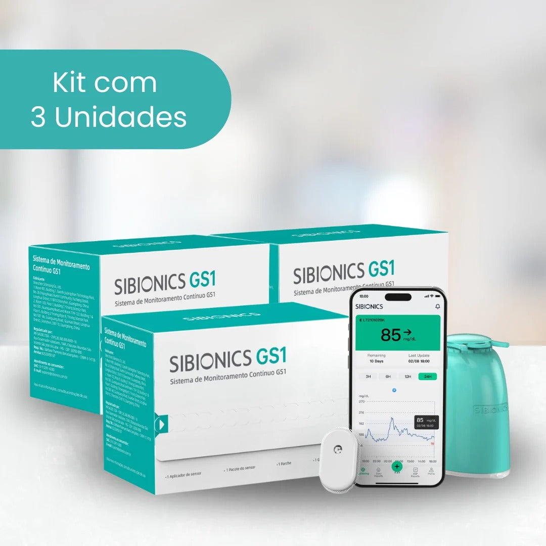 SIBIONICS CGM GS1 - Sistema de monitoramento contínuo de glicose